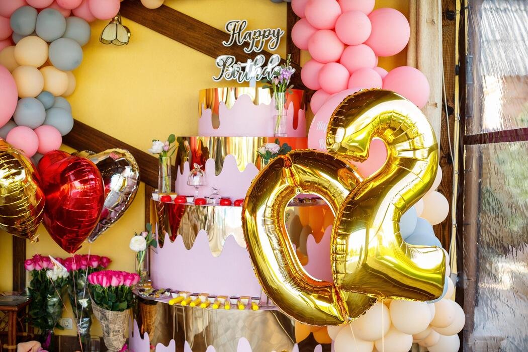 Birthday party decor setup by Shivam Tent House in Gurgaon