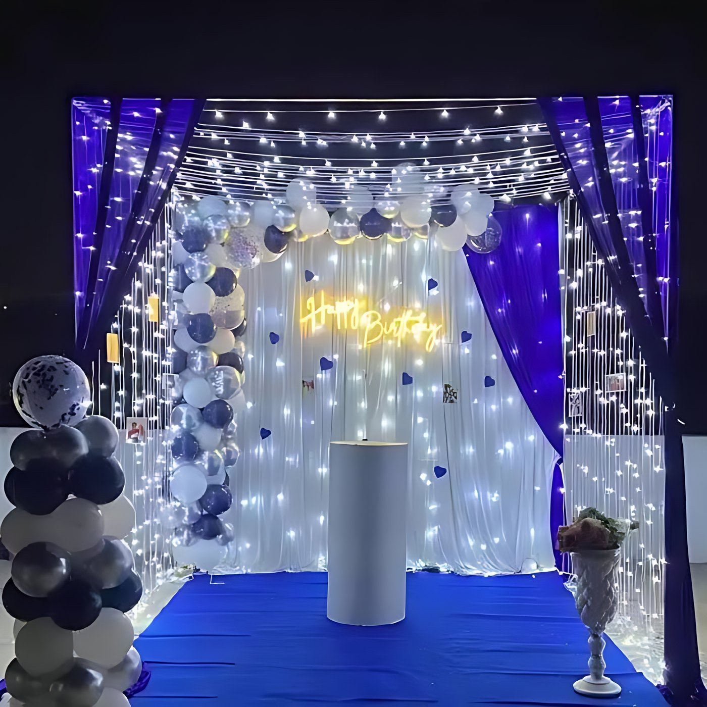 Birthday party decor setup by Shivam Tent House in Delhi