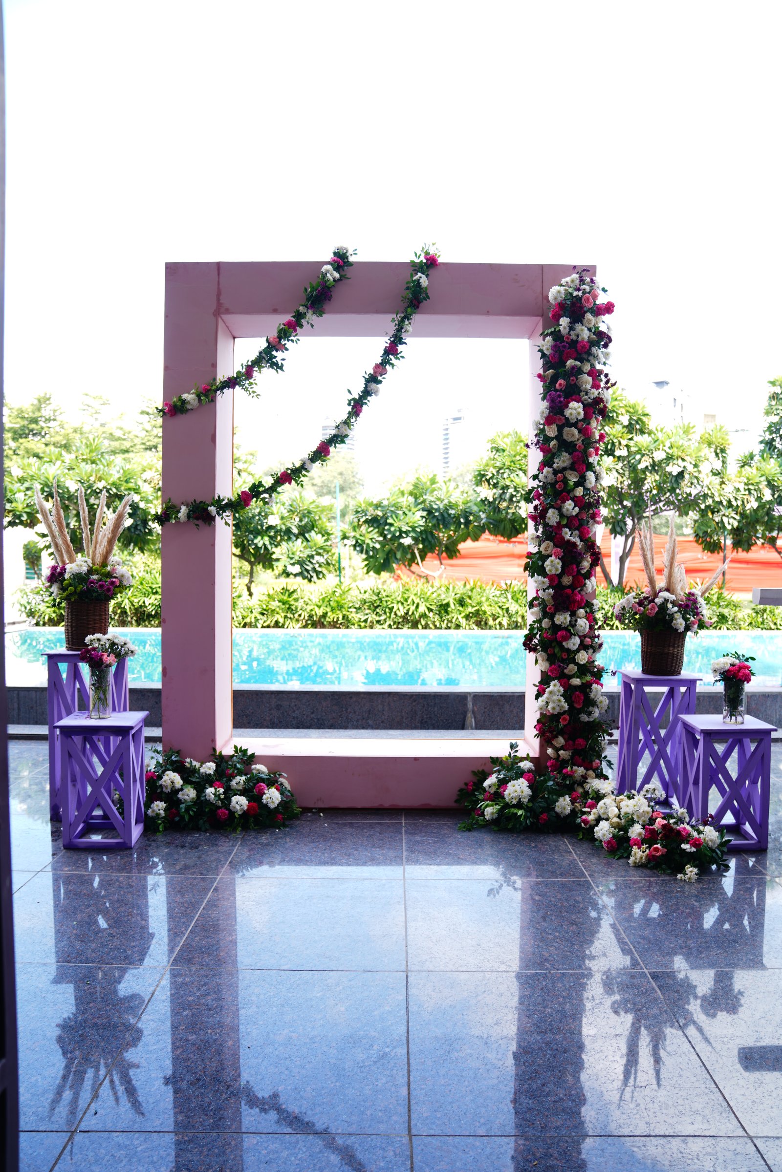 Floral decoration by Shivam Tent House