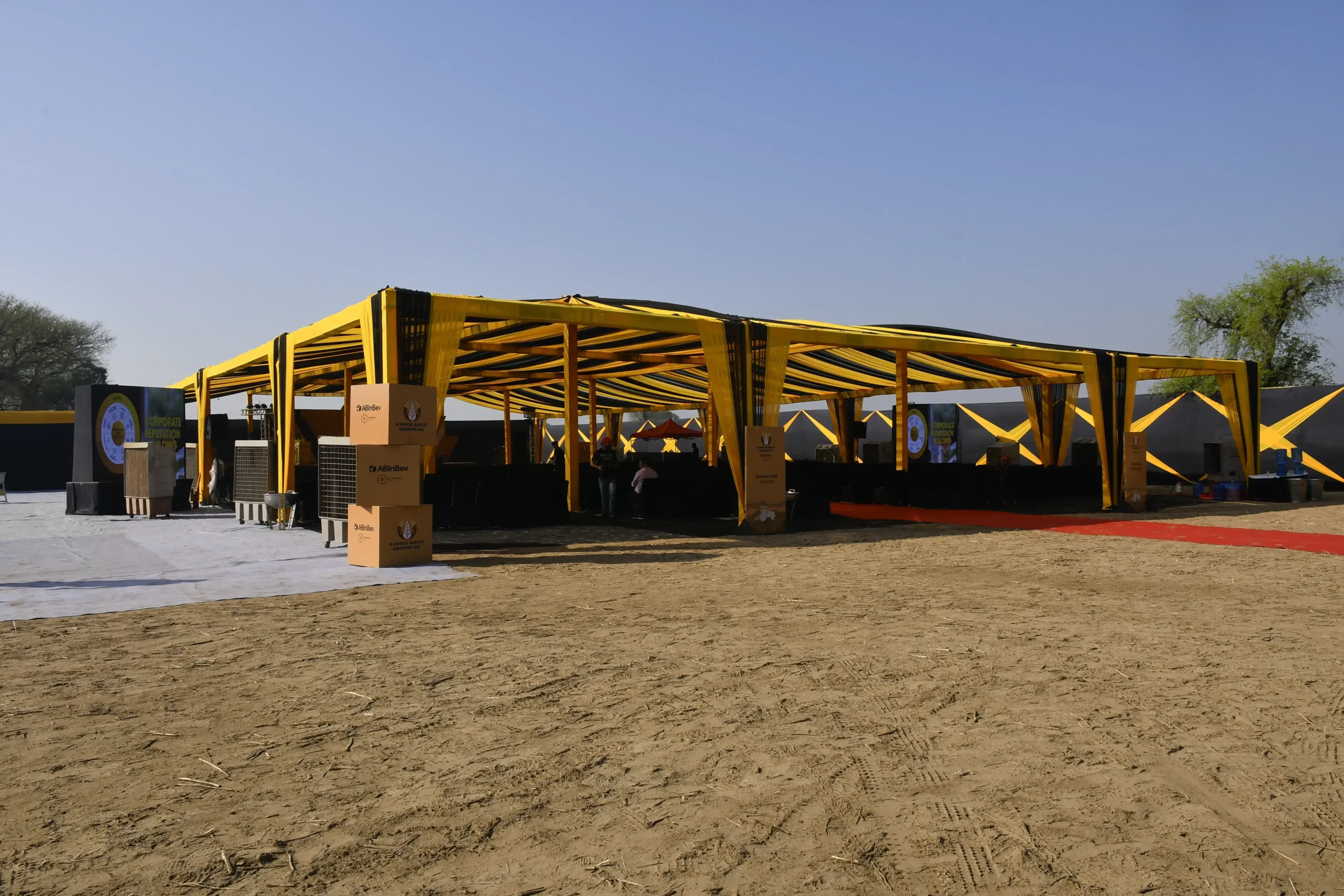 Corporate event setup by STH Events