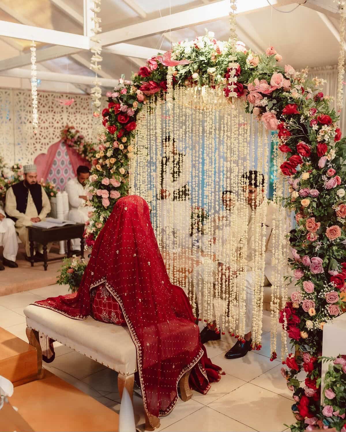 Custom wedding stage decor by Shivam Tent House in Gurgaon